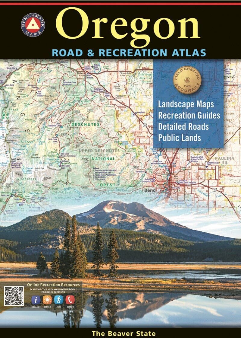 Oregon Road and Recreation Atlas   Benchmark Maps