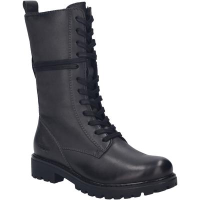Stiefel JOSEF SEIBEL "Melinda 29, asphalt", Damen, Gr. 38, grau (asphalt), Obermaterial: 100% Rindsleder Leather cow., Schuhe Stiefel