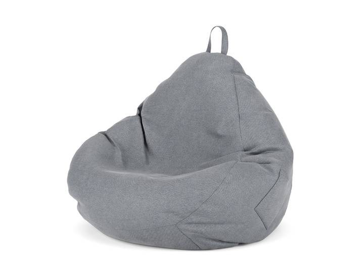 Sitzsack DROP 100 x 120 cm grau