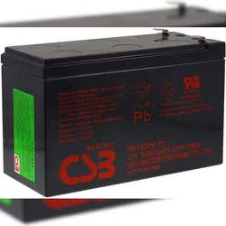 CSB Hochstrom Bleiakku HR1234WF2 12V 9Ah