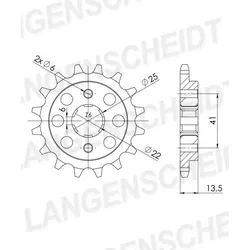 Supersprox Ritzel 525 14Z