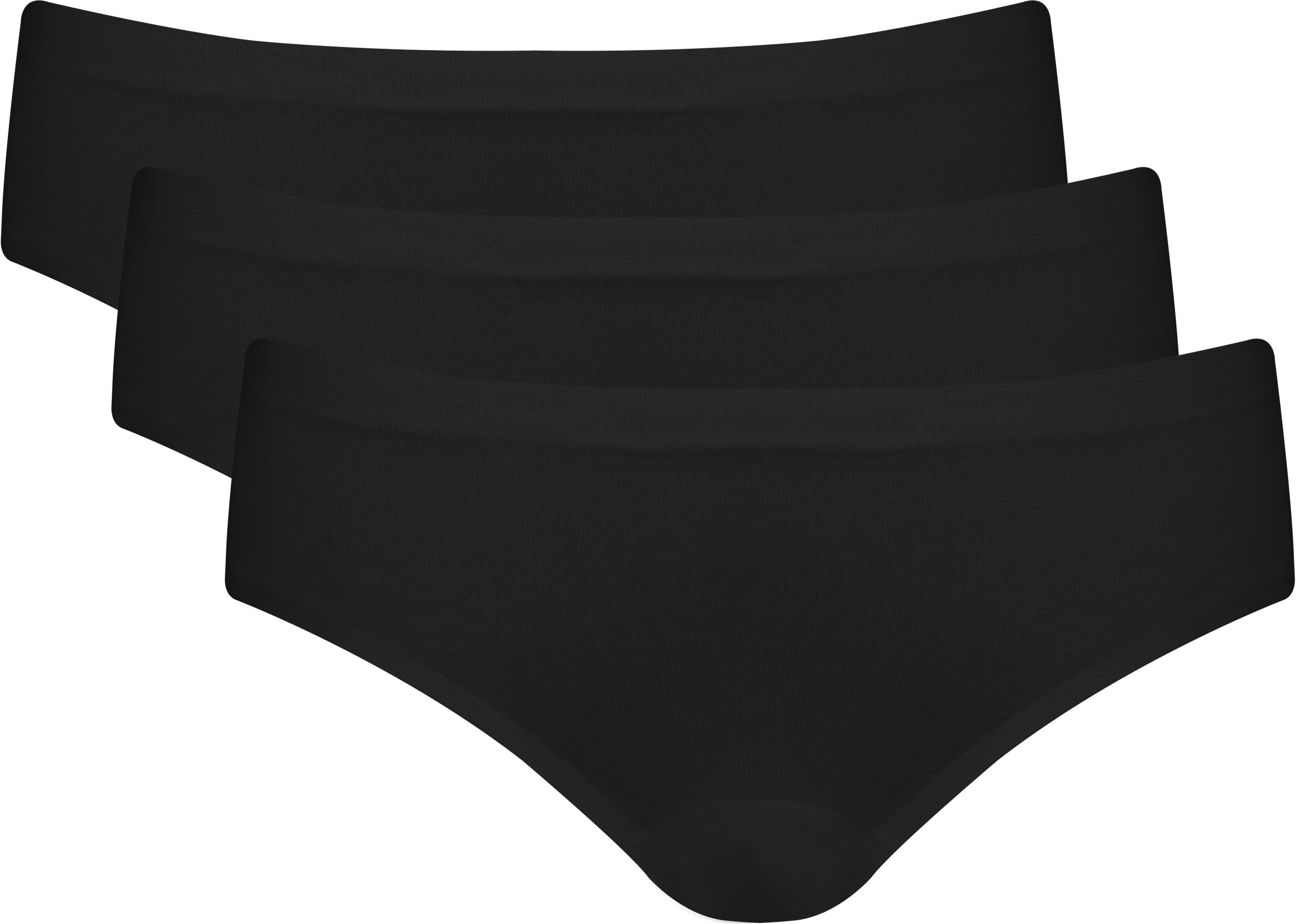 Slip MAGIC BODYFASHION "Bare To Go", Damen, Gr. XXL, schwarz, Obermaterial: 48% Baumwolle, 47% Lyocell, 5% Elasthan, körpernah, Unterhosen Slip, elastischer Bund schwarz XXL