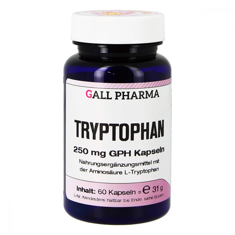 Hecht-Pharma GmbH Tryptophan 250 mg Gph Kapseln 00943629