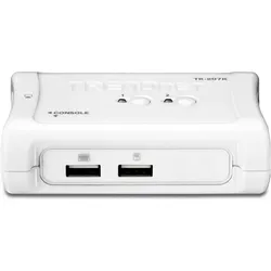 Trendnet 2-Port USB KVM Switch w/Kit, KVM Switch, Blau
