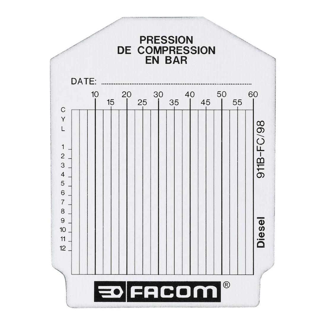 Facom Diagrammscheiben für Dieselmotoren (911B.FC)