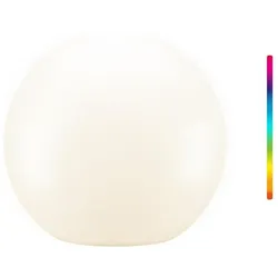 Goobay, Gartenbeleuchtung, LED-Solar-Dekoleuchte Kugel, 35 cm, Grösse XL, RGBW (IP54)
