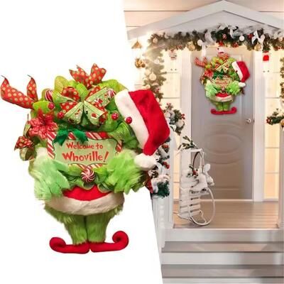 Uplifted Goods Creative Christmas Thief Wreath Creative Christmas Thief Wreath