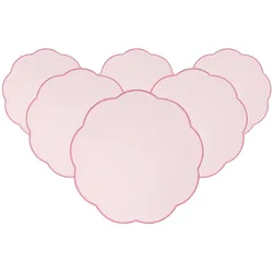 PLATZSETS Fleur Accessoires rosa ø 40 cm 6er Set