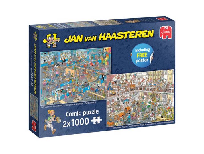 Jan van Haasteren De Bouwmarkt & De Verbouwing (2x1000)