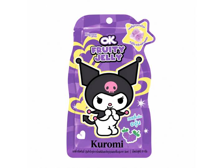OK Kuromi Gelée Fruitée Raisin Avec Nata de Coco 65 g