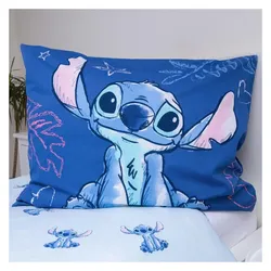 Procos, Kinderbettwäsche, Disney Lilo und Stitch, Der Star Dog Aloha Blue (200 x 140 cm, 90 x 70 cm)