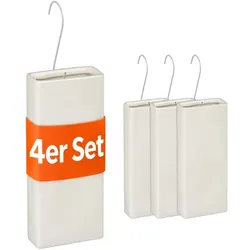 Relaxdays Luftbefeuchter Heizung 4er Set Creme