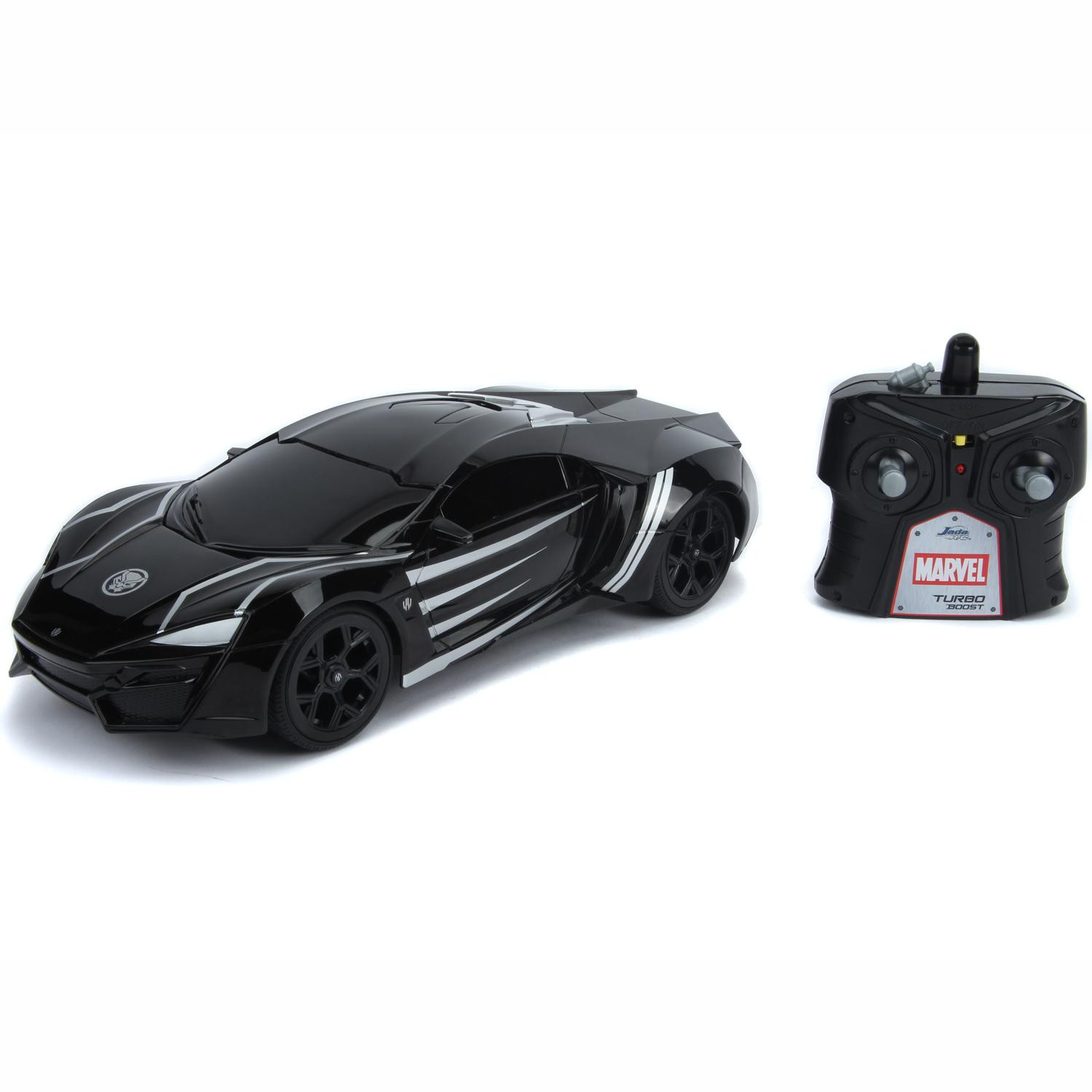 Jada Toys Marvel RC Black Panther Lykan, schaal 1:16, auto voor kinderen vanaf 6 jaar