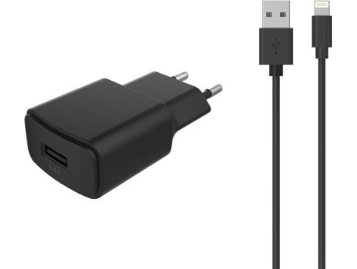 Essentielb - Chargeur + Câble 12w Usb-A + Câble Lightning