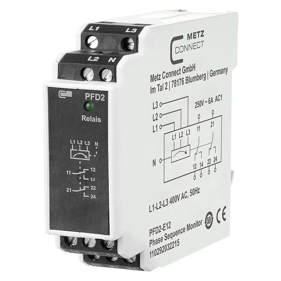 Metz Connect PFD2-E12. Produktfarbe: Schwarz, Weiss, Temperaturbereich in Betrieb: -5 (110292032215)