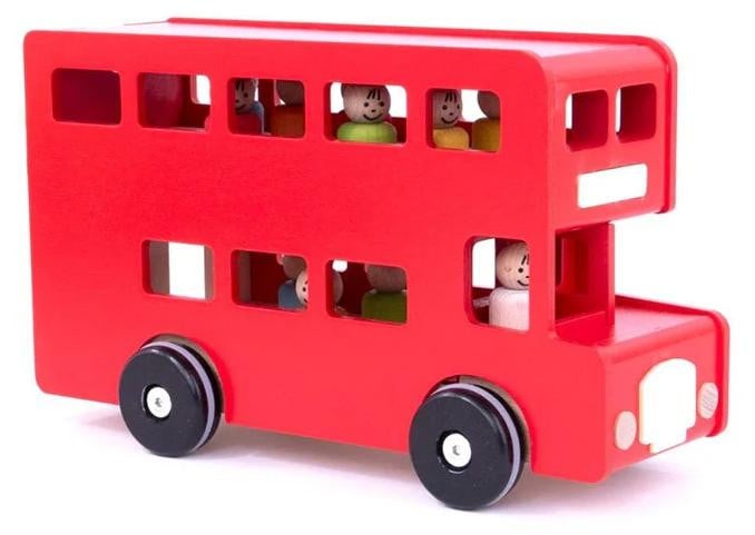Bajo Holz Speelgoedbus van duurzaam hout
