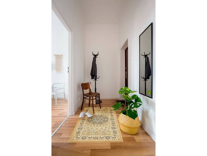 Teppich Kendra II Beige 80 x 150cm Webstoff