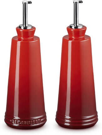 Le Creuset Cerise Oil & Vinegar Set