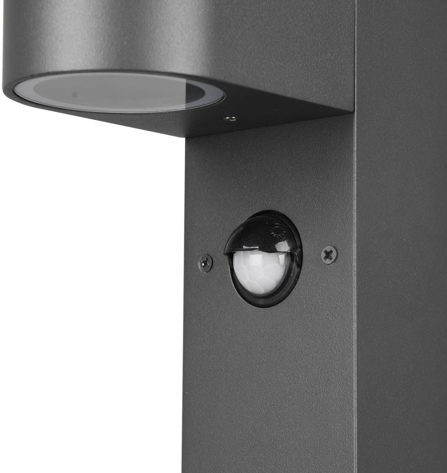 Trio Lighting Luminaire pour socle Roya, détecteur, anthracite dimmable, noir, Aluminium, Moderne