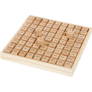 small-foot Lernspielzeug 10953, Rechenbrett Das kleine 1x1, ab 6 Jahre, Rechnen lernen