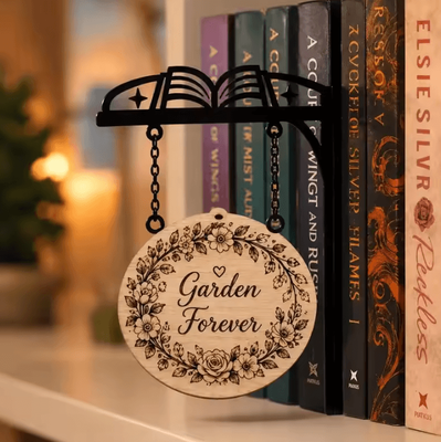 Inspire Curations Vintage Halloween Bookend Lamp Warm LED Bookshelf Light style A