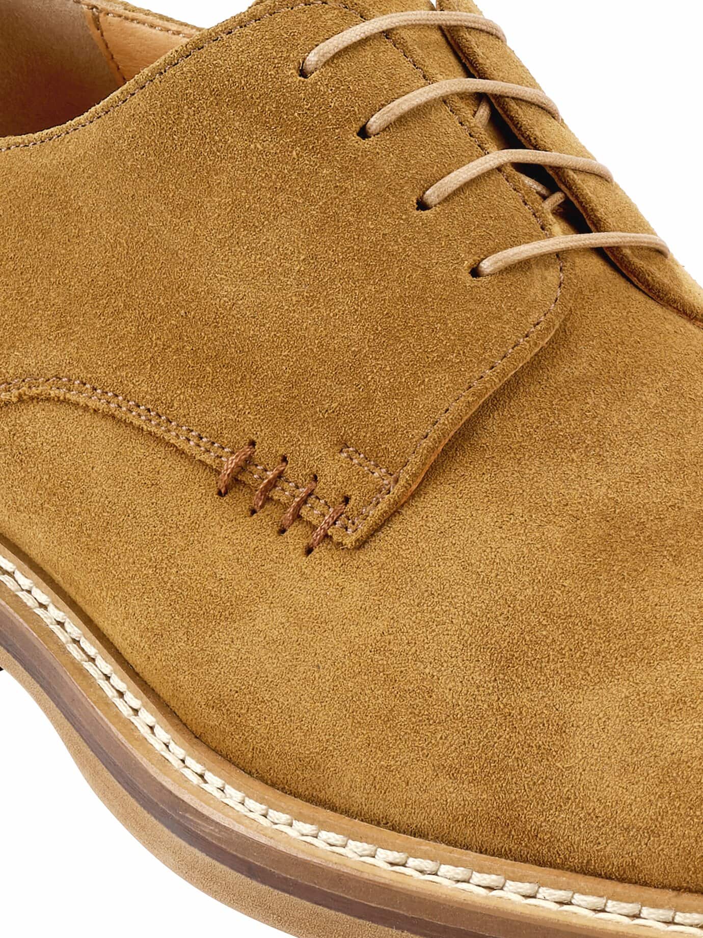 Mey & Edlich Wildleder-Derby Braun 43