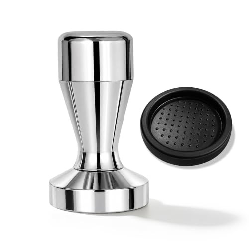 OlBu Koffie Tamper met Siliconen Tamper Mat, 49 mm