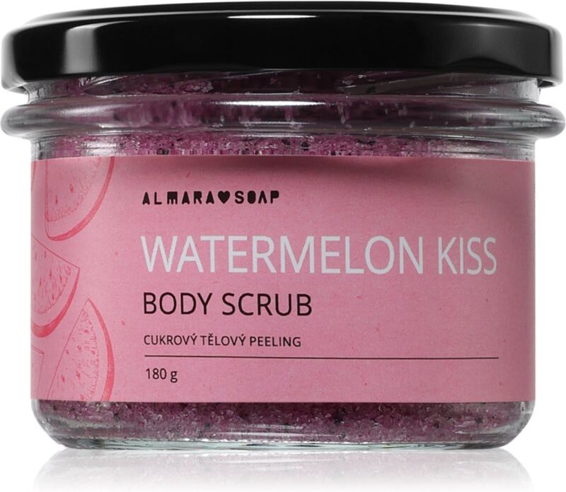 Almara Soap Body Scrub sugar body scrub for cellulite with aroma Watermelon Kiss 180 g