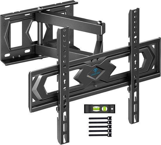 Perlesmith TV Muurbeugel - Draaibare Beugel voor 26-60 Inch - Matzwart