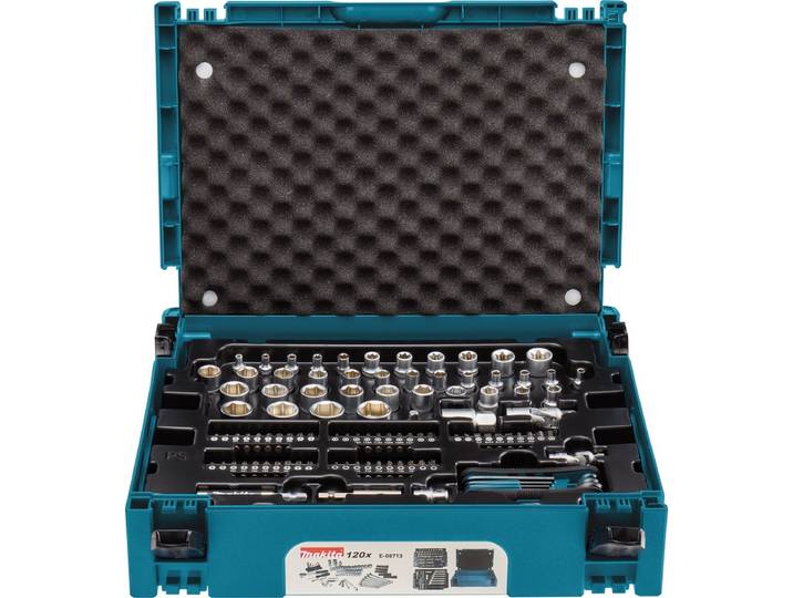 Makita E-08713 120-delig in Mbox - Handgereedschapsset