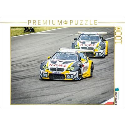 CALVENDO Puzzle Sorg BMW M4 GT4 Rowe M6 GT3 1000 Teile Puzzle quer | 1000 Teile Lege-Größe 64 × 48 cm Foto-Puzzle für glückliche Stunden