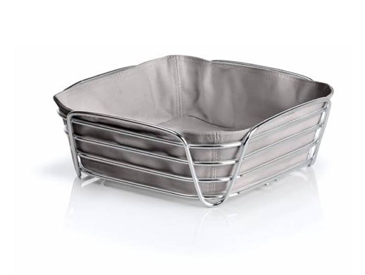 Blomus 63668 Delara Broodmand, 25 x 25 x 10 cm, Maat L, Taupe