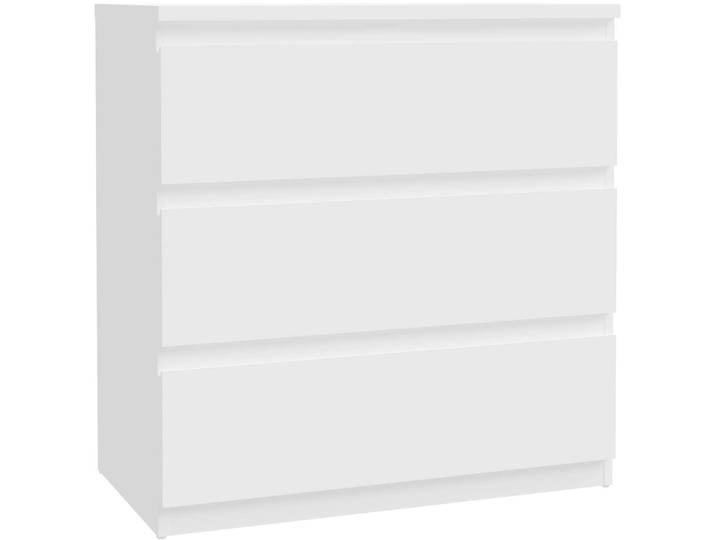 Kommode FORTE EDMORE , weiss (weiß), B:77,2cm H:79,8cm T:42,2cm, Sideboards, Kommode, Kommode, Breite ca. 78 cm