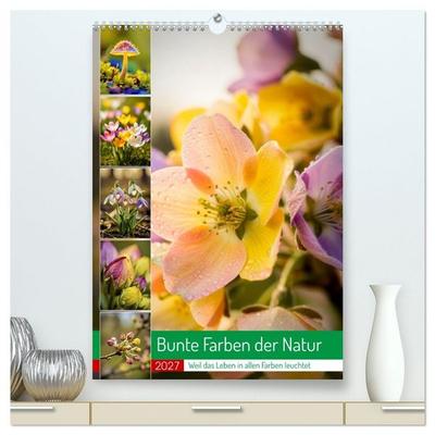 Bunte Farben der Natur (hochwertiger Premium Wandkalender 2027 DIN A2 hoch), Kunstdruck in Hochglanz