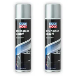 2x Reiniger LIQUI MOLY 1609 Reifenglanzschaum Reifenschaum Reifenpflege 400ml