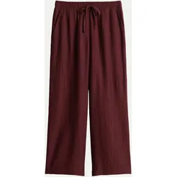 Wide-Leg Hose Marou crinkled Rot 38