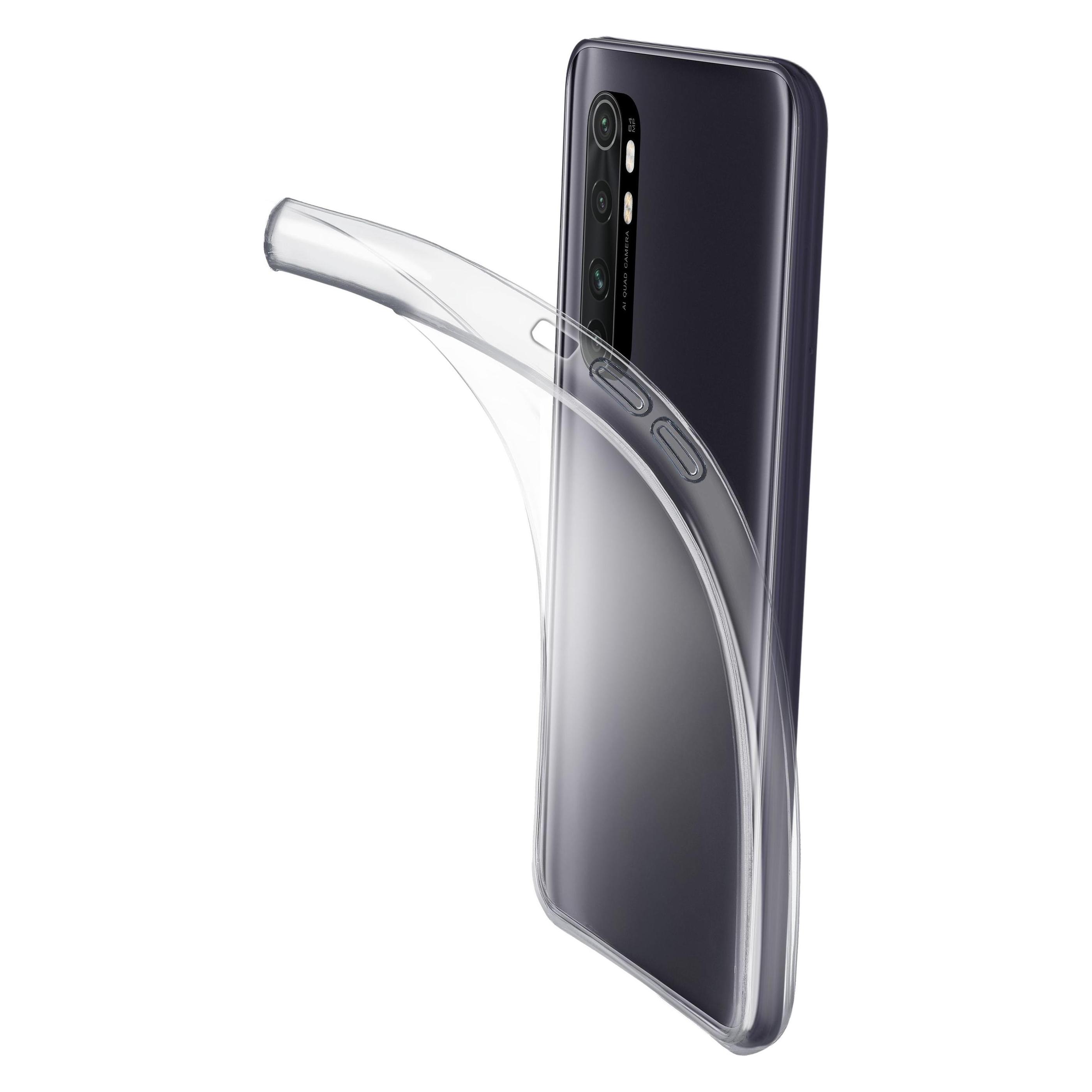Cellularline Fein - Xiaomi Mi Note 10 Lite Ultradünne Transparente Weichgummihülle (Xiaomi Mi Note 10 Lite) (FINECXIAOMINO10LT)