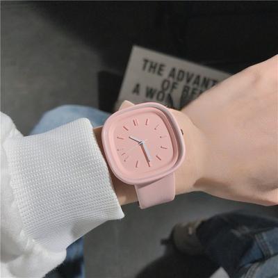 Fusion Finds Elegant Women's Leather Watch Casual Ladies Quartz Watch With Sport Inspired Fashion Design pink