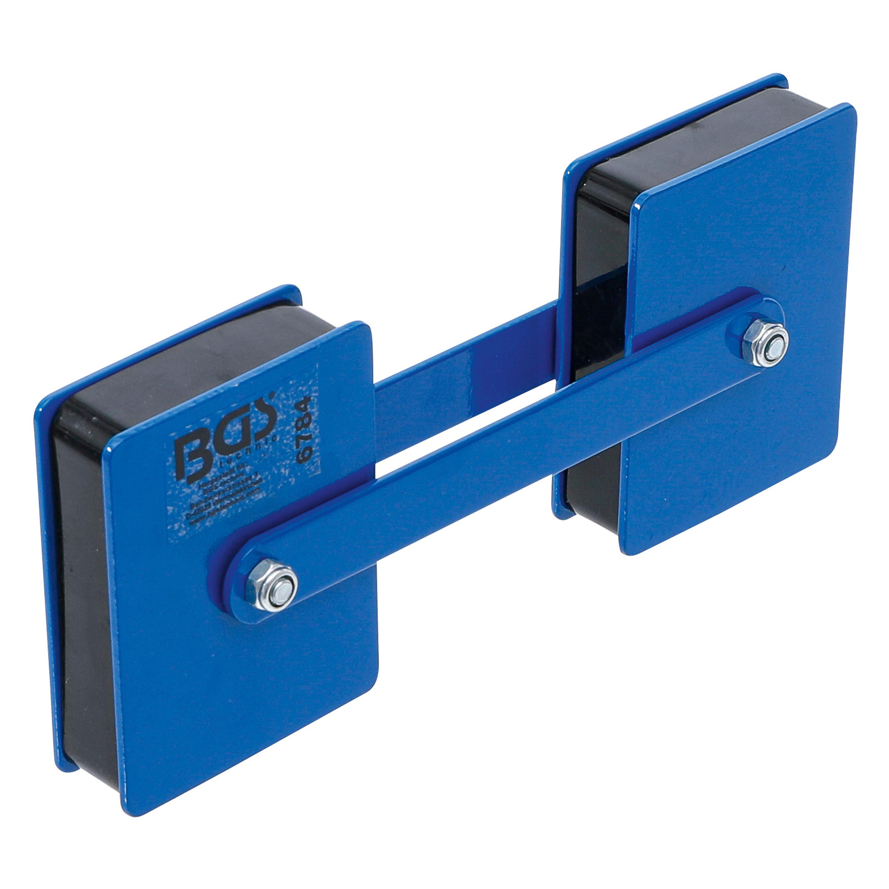 BGS Kraft-Doppelmagnethalter Winkel einstellbar 22,7 kg (6784)