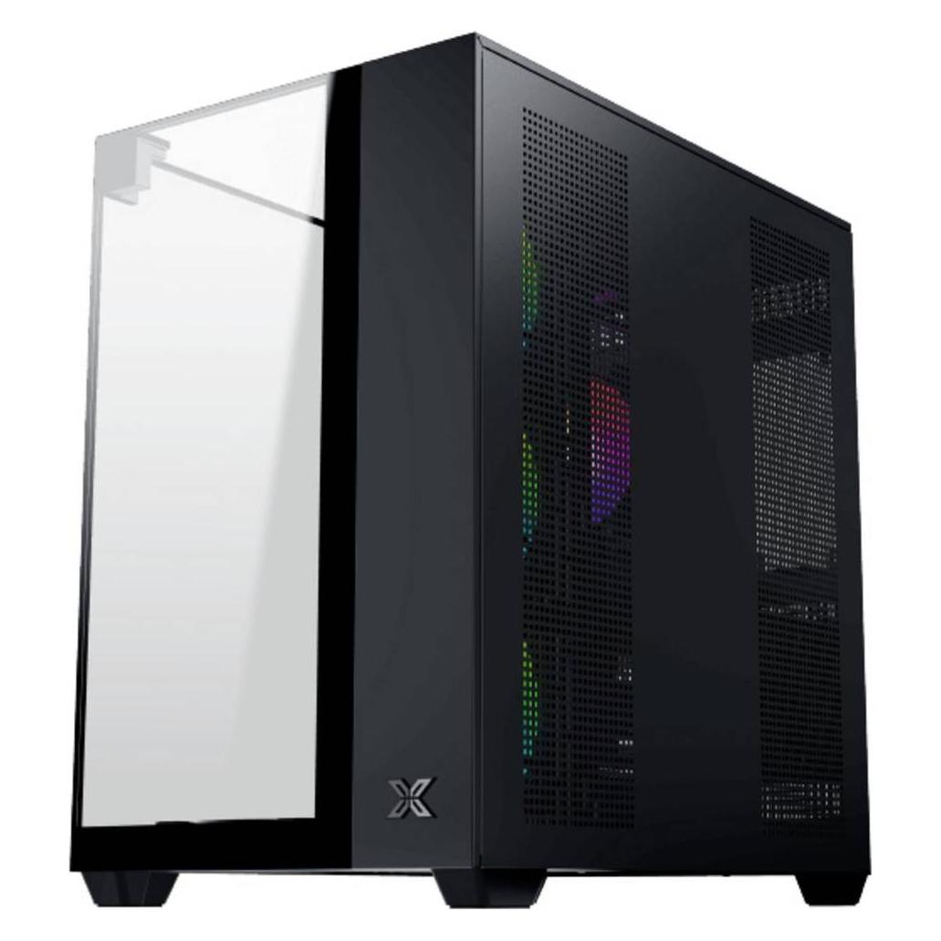 Xigmatek Aqua V Noir - MT/Sans Alim/ATX (ATX, mATX, Mini-ITX) (90382)