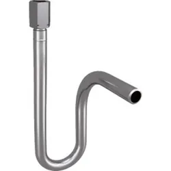 Wassersackrohr 100 bar G1/2 U-Form mit Spannmuffe und Anschweißende Stahl