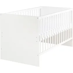 Babybett roba ANTON (BHT 78,50x80x142 cm) - weiß - BHT 78,50x80x142 cm