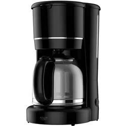 Adler AD 4383 Filterkaffeemaschine 1,5 L Schwarz mit Warmhaltefunktion und Nylonfilter