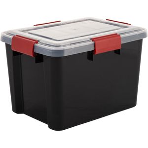 Iris Aufbewahrungsbox All-Weather AT-SD, 20Liter, luftdicht, Kunststoff, schwarz, A4, 39 x 29 x 26cm