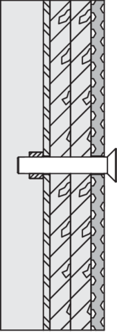 Hewi fixation LifeSystem 802 Vis à tête fraisée BM133 M10 x 60