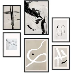 POSTER Set Mit 6 Kline Sammlung A3 & A4 Rahmenlos