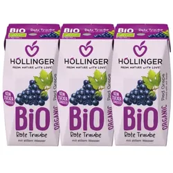 Höllinger Traubendirektsaft bio (3x200ml)