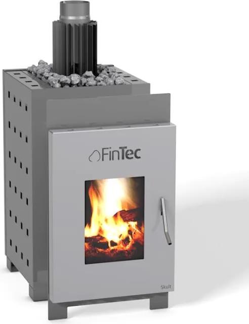 FinTec SKULT MH Holz-Saunaofen 13,9 kW holzbefeuerter Saunaofen mit BImSchV 2
