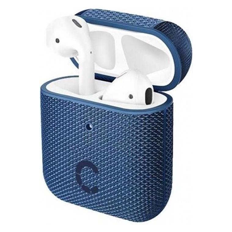 Cygnett TekView Slim Case for AirPods 1 & 2 - Navi/Blue (Kopfhörer Hülle) (CY2955TEKVI)