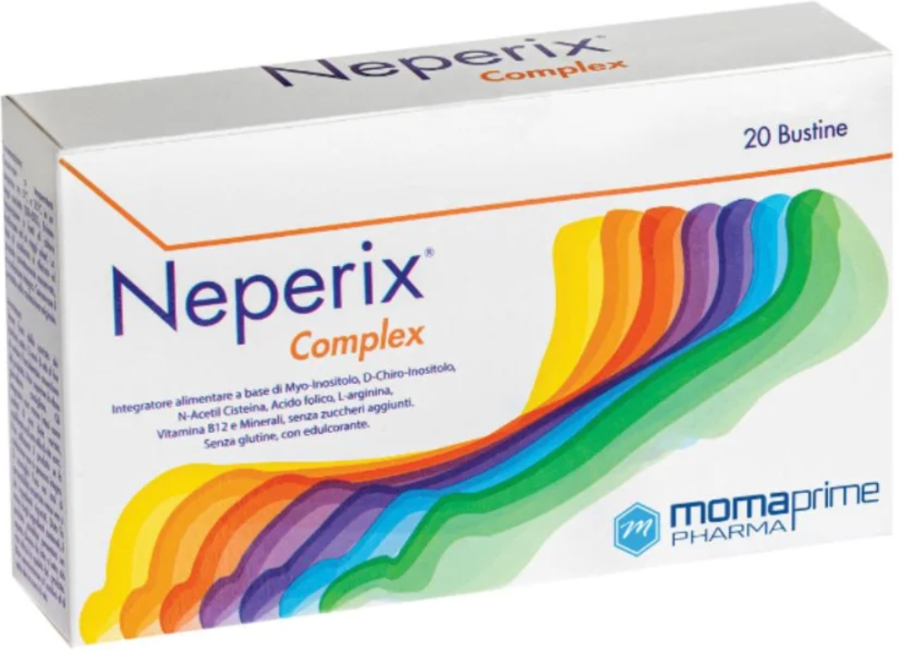 MOMAPRIME PHARMA Srl Neperix Complex Integratore Alimentare, 20 Bustine - Fertilità e Riproduzione